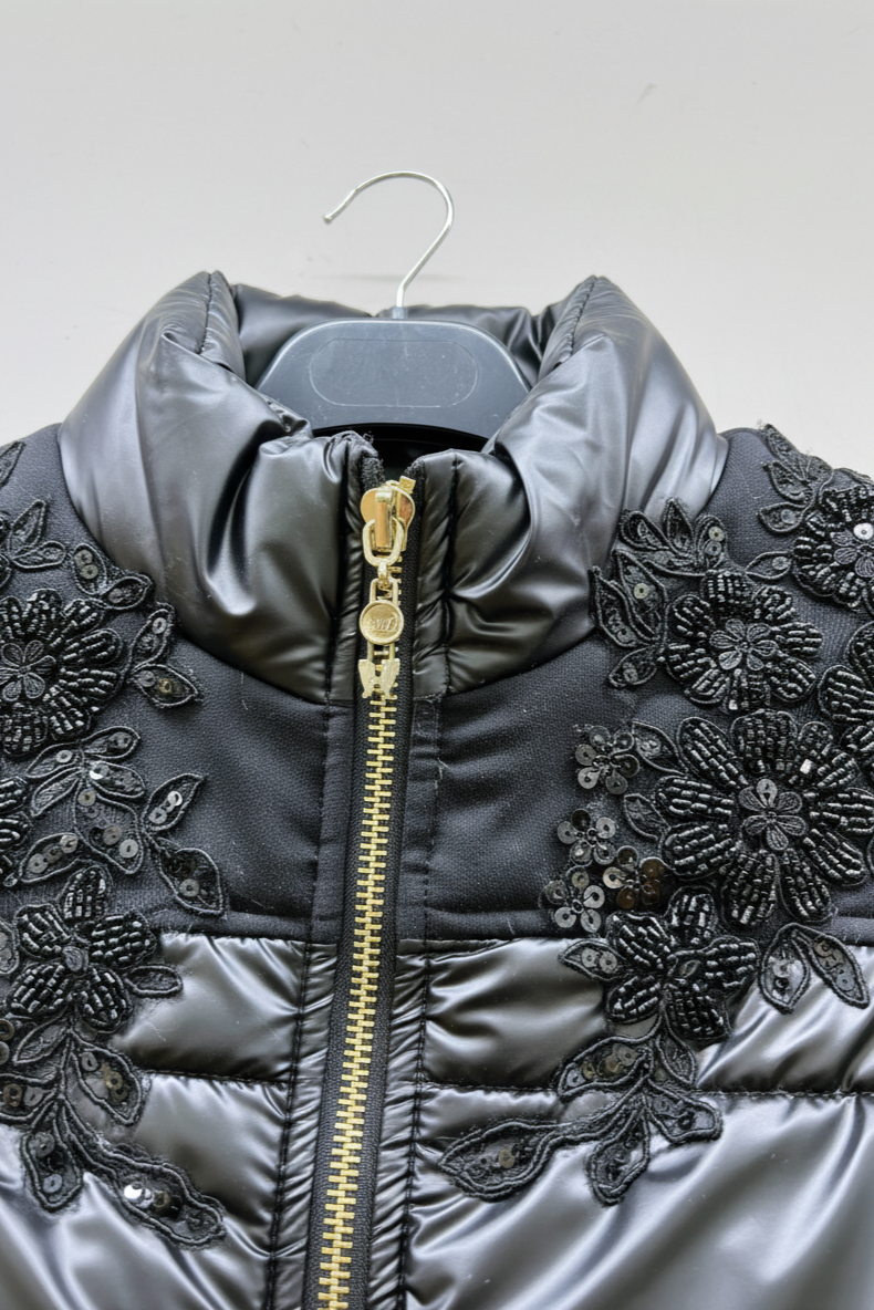 Zerina İşlemeli Mont Yelek