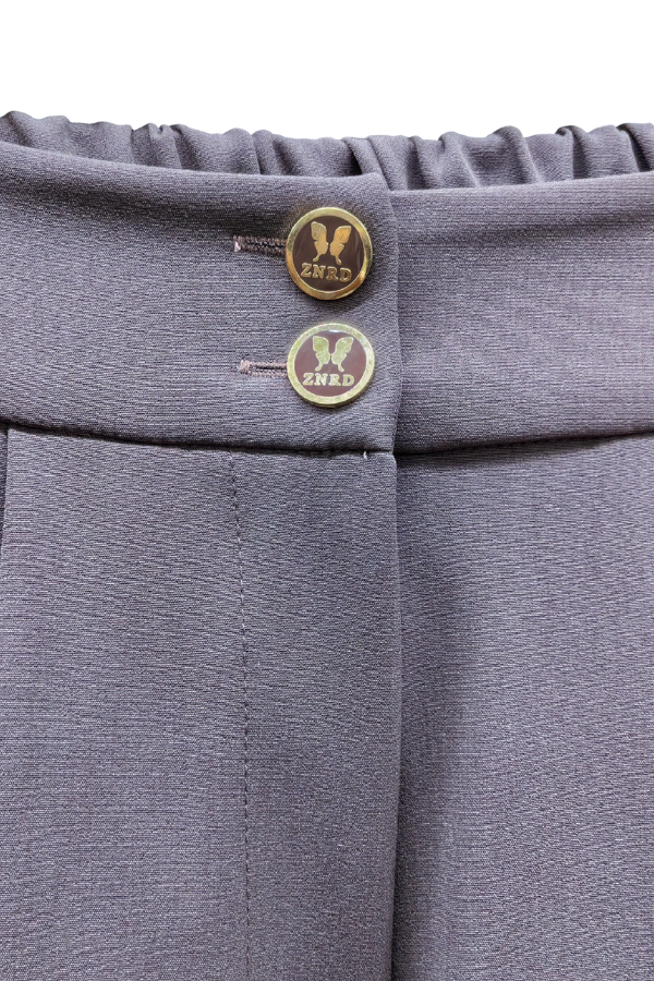 Zerina Çift Pileli Vizon Pantolon