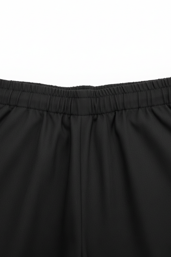 Zerina Tek Pileli Siyah Pantolon