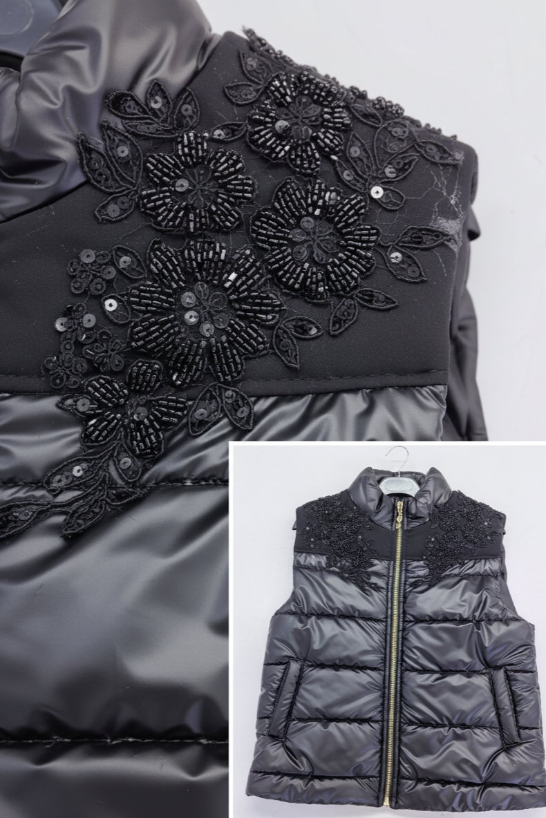 Zerina İşlemeli Mont Yelek